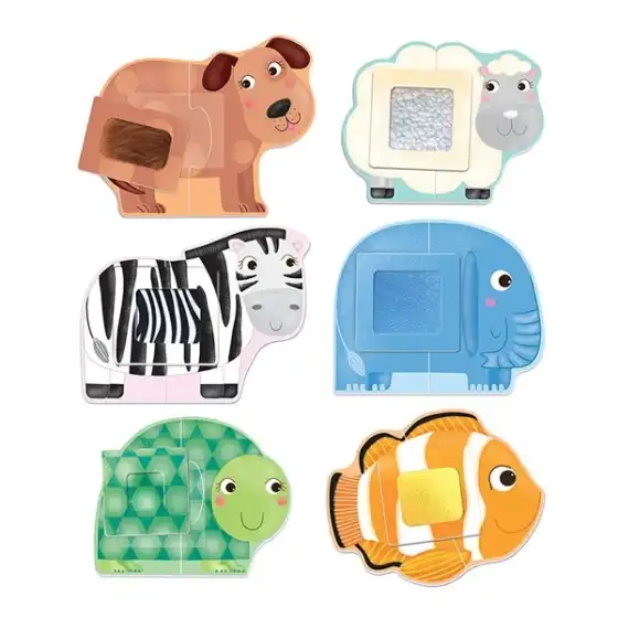 Montessori Tactile Animals Headu - 4