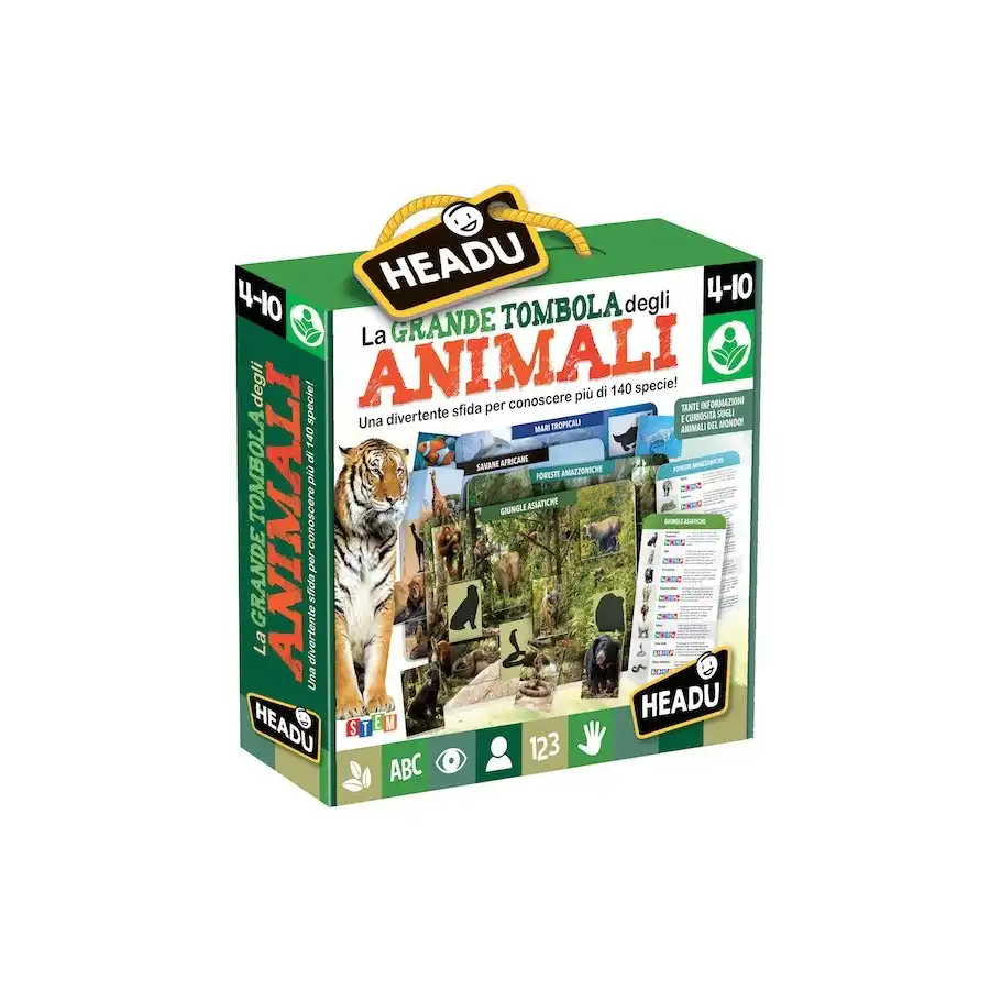 Giochiamo con la Tombola degli animali