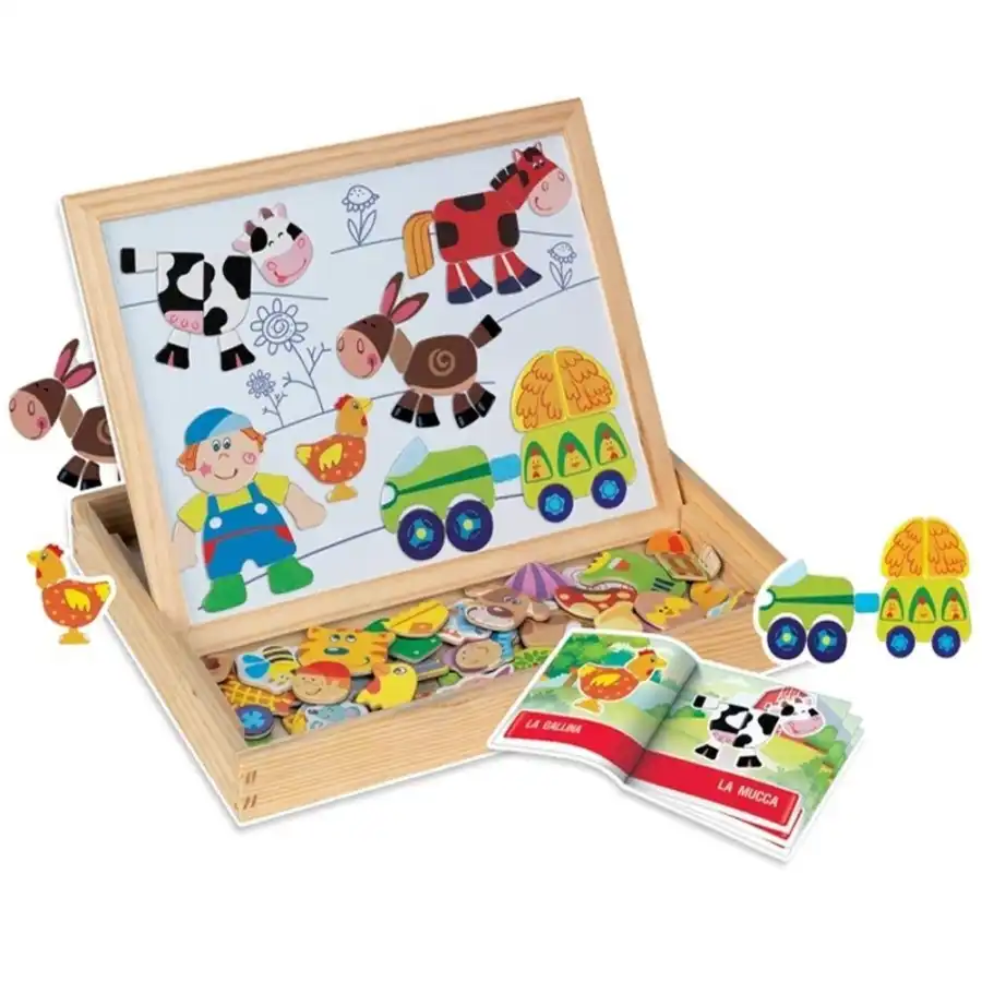 Gioco in Legno I Magnetelli Playset Fattoria Ronchi Supertoys s.r.l. - 2