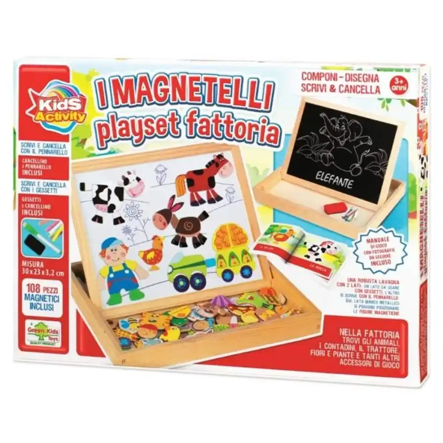 Gioco in Legno I Magnetelli Playset Fattoria Ronchi Supertoys s.r.l. - 4