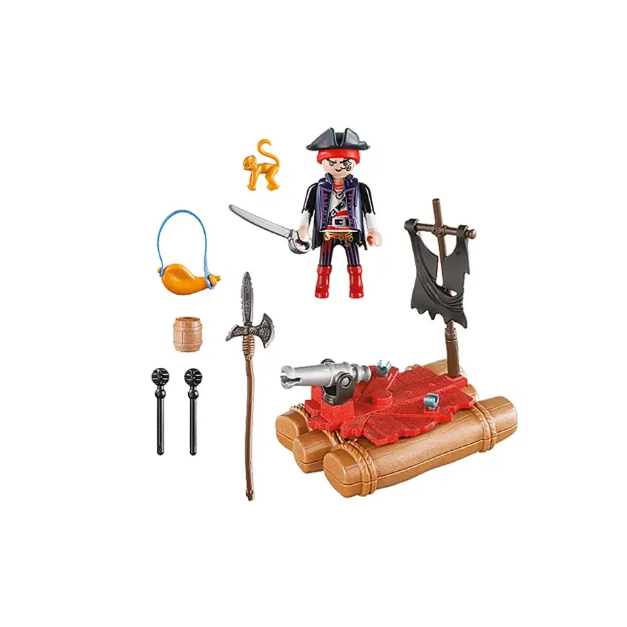 Playmobil Pirates 5655 Valigetta con Zattera e Pirata Playmobil - 2