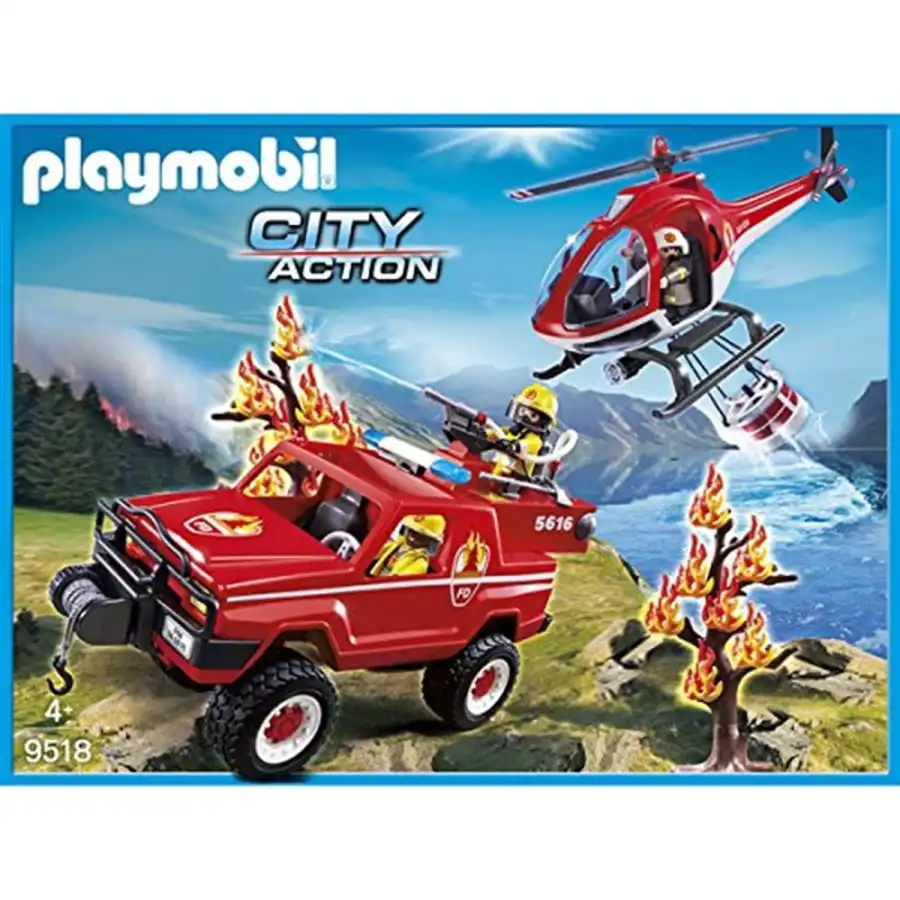 Playmobil city action 9518 Super Set Pompiers forestiers