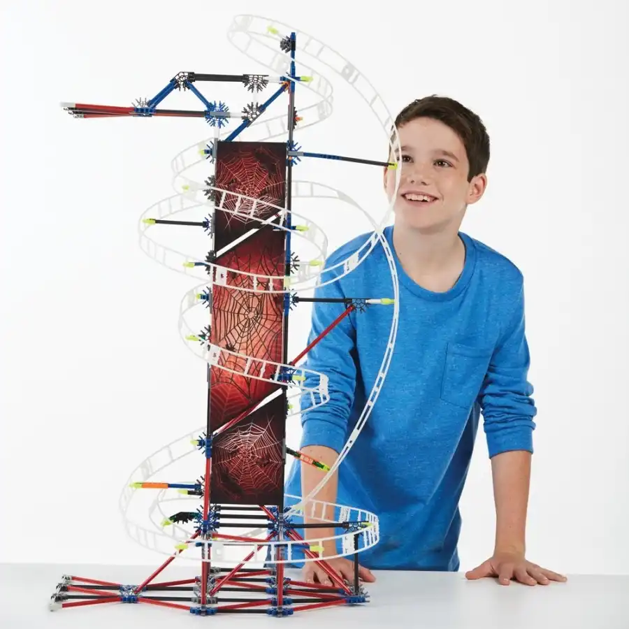 web weaver roller coaster building set