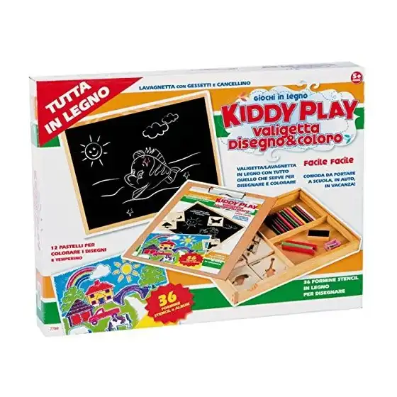 Valigetta in Legno Disegno e Coloro Kiddy Play Ronchi Supertoys s.r.l. - 1