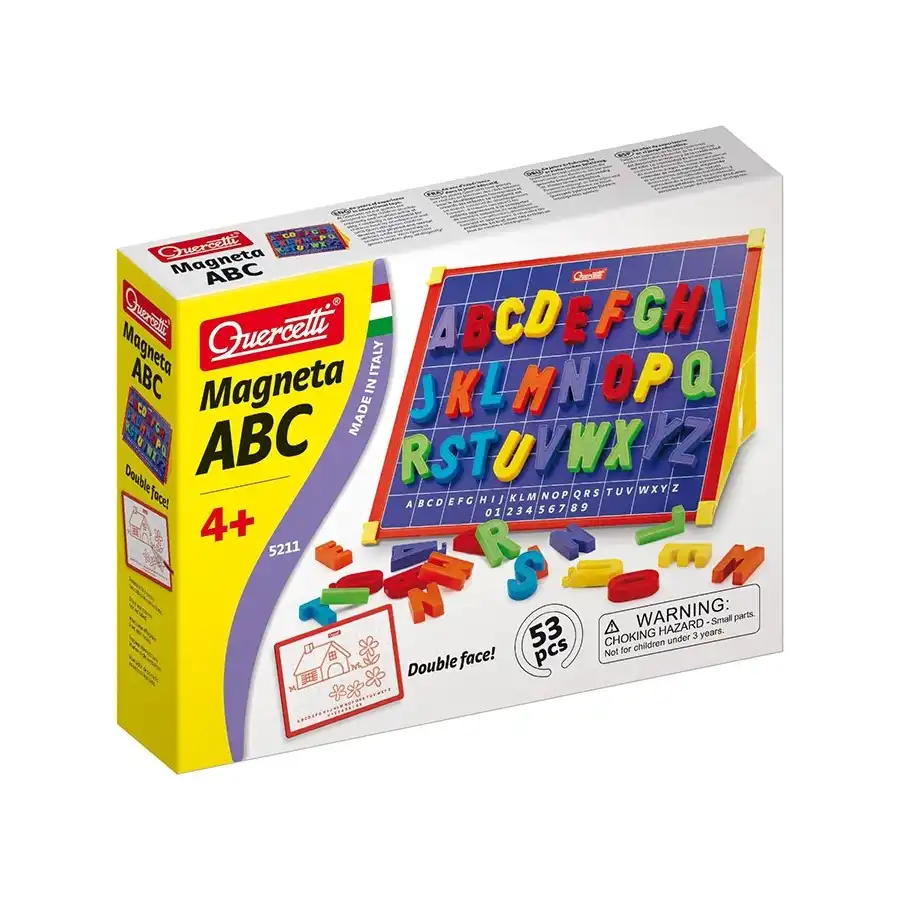 Magnetic Whiteboard Abc Letters 5211 Quercetti - 1