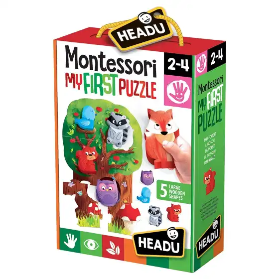 Montessori My First Puzzle The Forest Headu - 1