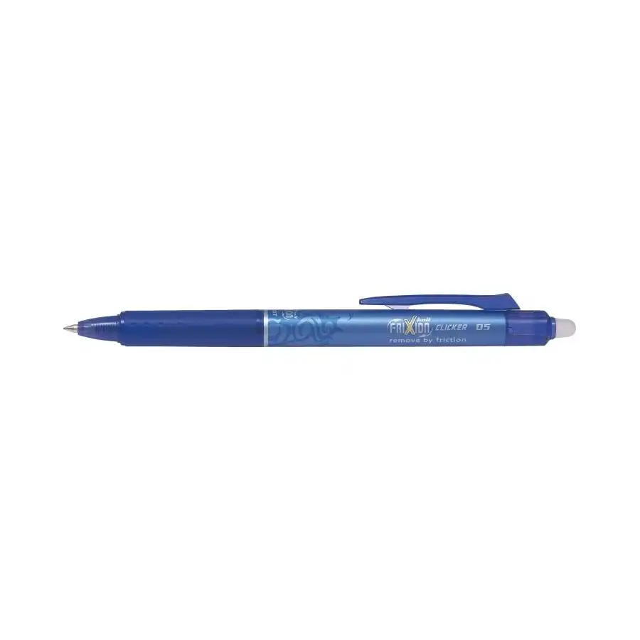 Pilot BLRT-FR5 L - FriXion Ball Clicker - Penna Roller Cancellabile inchiostro Gel - 0,5mm - Blu - Punta Fine - conf.12 pz  Pilo