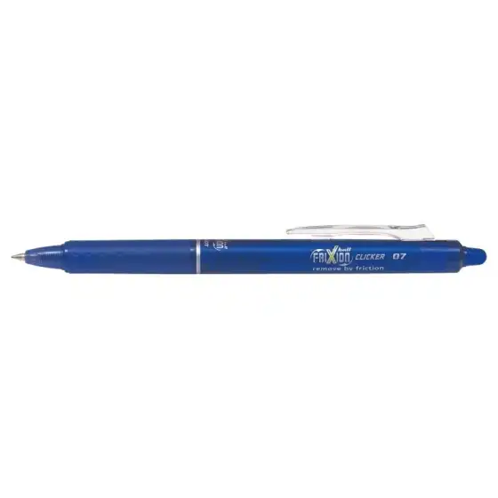 Pilot  BLRT-FR7 L- FriXion Ball Clicker - Penna Roller Cancellabile inchiostro Gel - 0,7mm - Blu - Punta Fine - conf.12 pz  Pilo