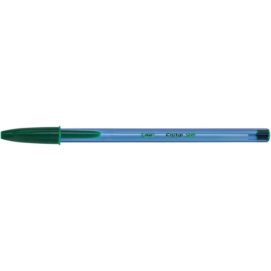 Bic 921219 - Penna a sfera Bic Cristal Soft - 1,2mm - Verde - Conf. 20 pz Bic - 2