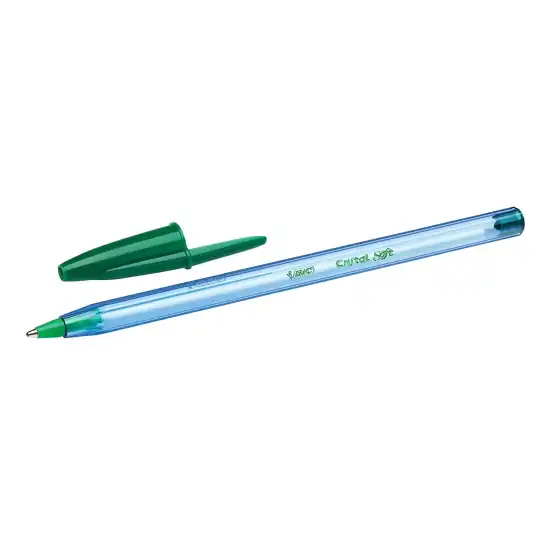 Bic 921219 - Penna a sfera Bic Cristal Soft - 1,2mm - Verde - Conf. 20 pz Bic - 5