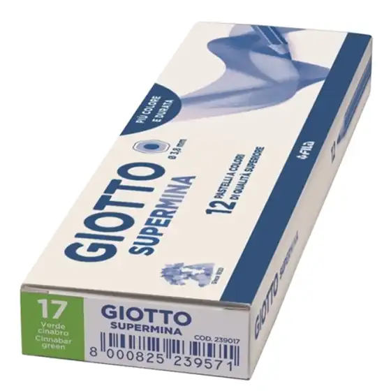 Giotto Supermina 239017 - Crayons de Couleur - Vert Cinabre