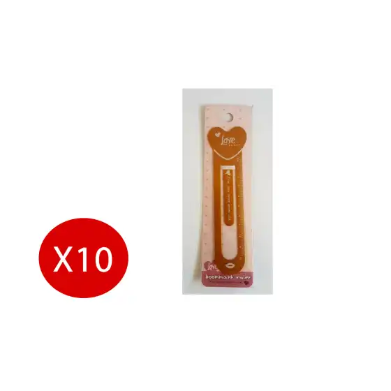 Bookmark with ruler Pack of 10 pieces Mood - 1