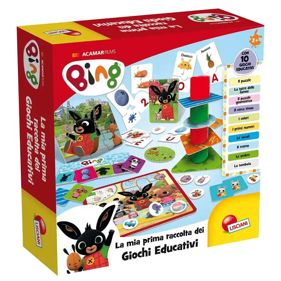 La Mia Prima Raccolta di Giochi Educativi Bing 75867 Lisciani - 5