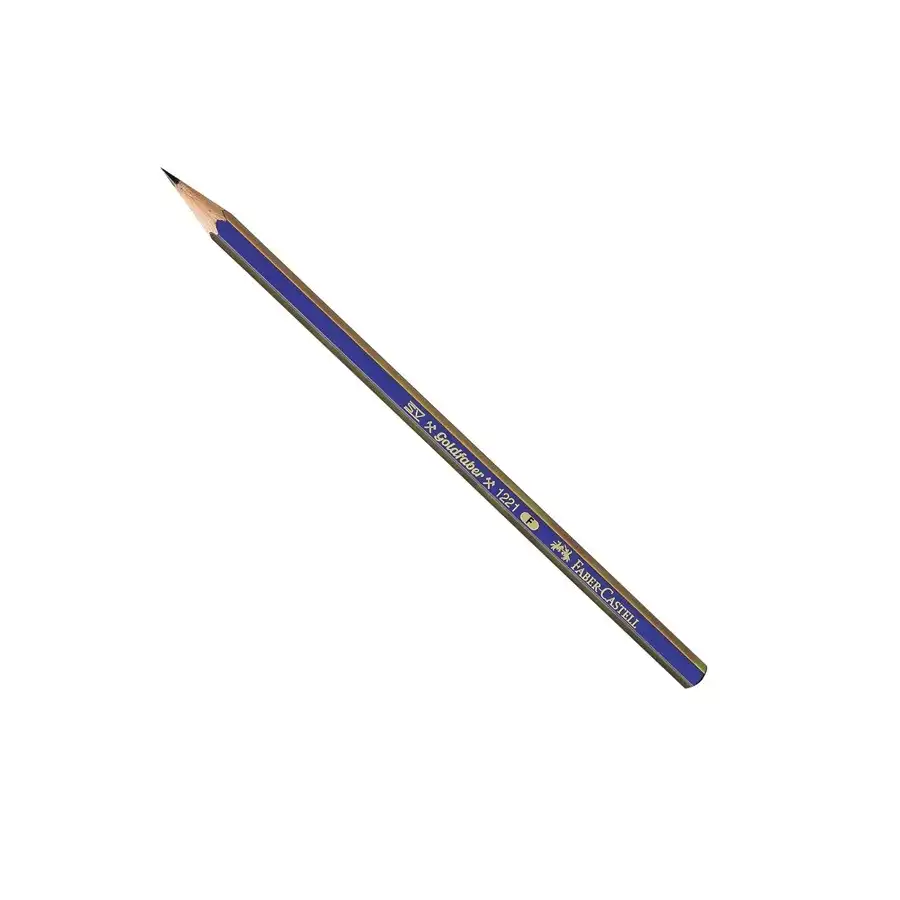 Faber Castell 112510 - Matita di grafite Goldfaber 1221 - F - Conf. 12 pz Faber Castell - 1