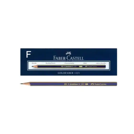 Faber Castell 112510 - Matita di grafite Goldfaber 1221 - F - Conf. 12 pz Faber Castell - 2