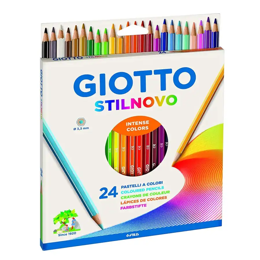 Giotto 256600 - Giotto Stilnovo - astuccio 24 pz - 6 confezioni Originale - 2