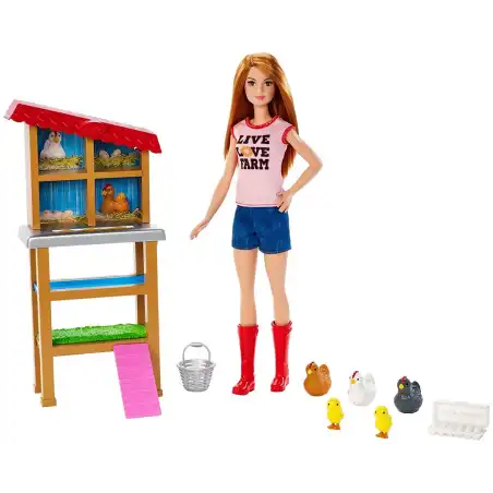 Barbie with chickens online