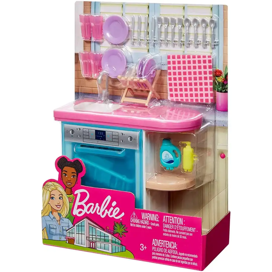 barbie dishwasher playset