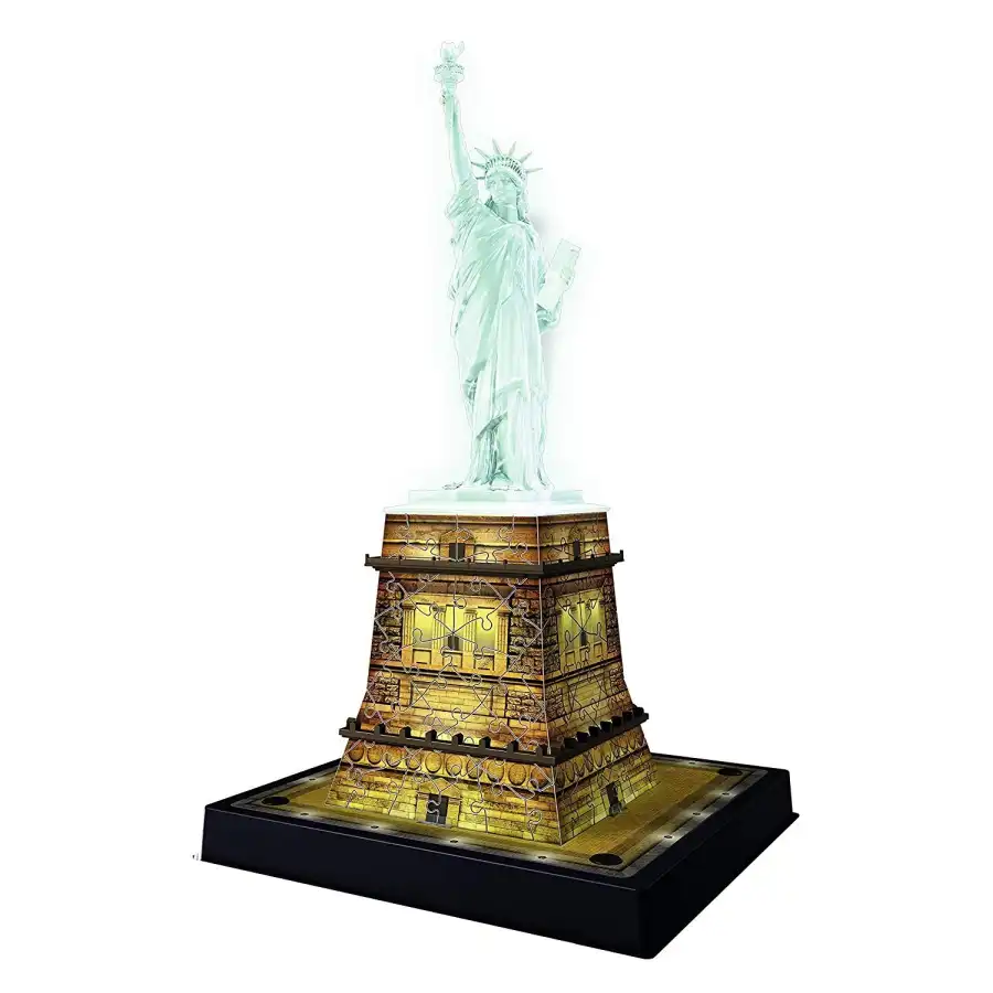 3D Puzzle Night Edition Statue Of Liberty 12596 Ravensburger - 3