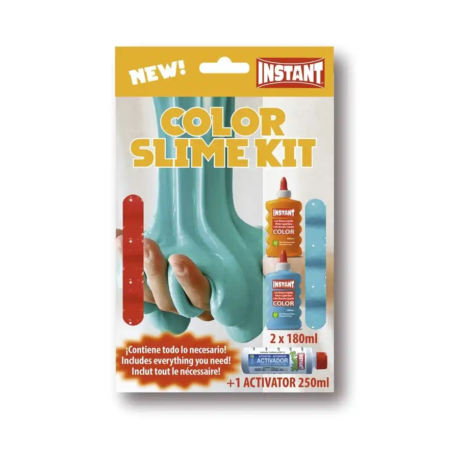 Color Slime Kit With Activator Instant - 1