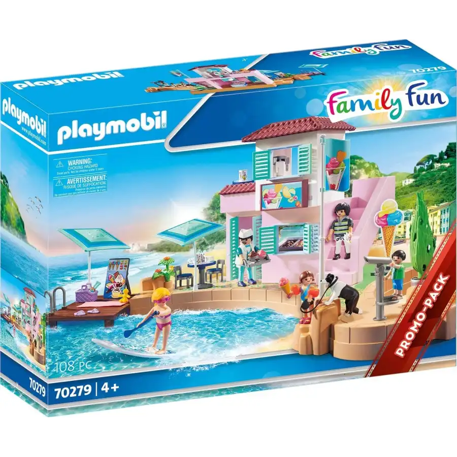 Playmobil Family Fun 70279 - Bar - Gelateria \"Del Porto\" Playmobil - 2