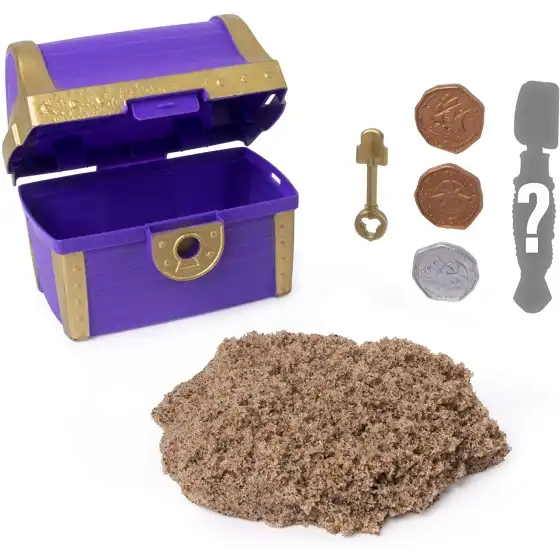 Kinetic Sand Hidden Treasure Set, with 170g of Kinetic Sand and Surprises Inside Spin Master - 2