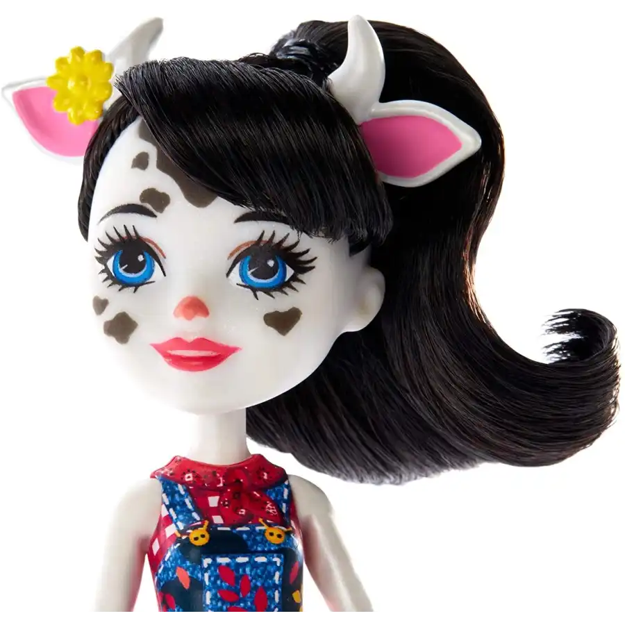 Enchantimals Cambrie Bambola con Cuccioli di Mucca GJX44 Mattel - 3