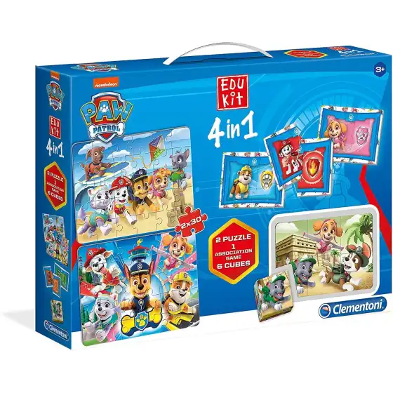 Edukit 4 in 1 Paw Patrol Set Puzzle e Giochi 18097 Clementoni - 3