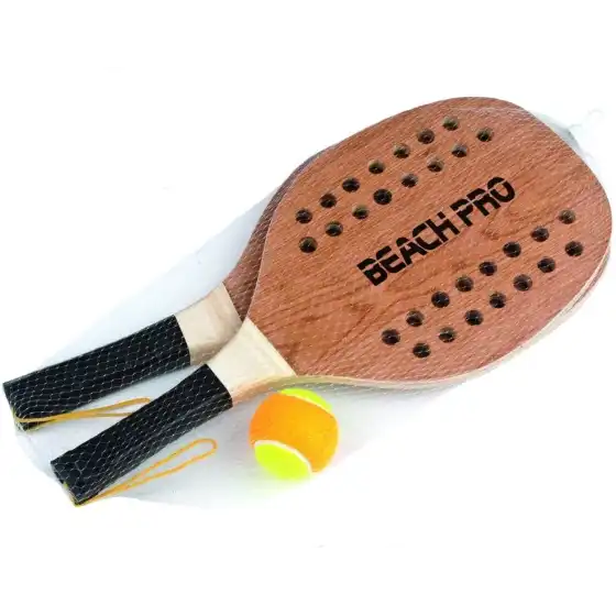 Racchettoni Beach Tennis Pro Con Pallina Mandelli - 1