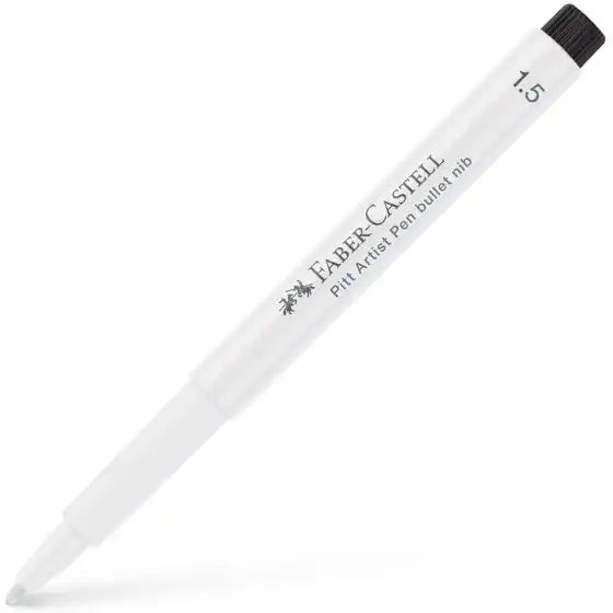 Pennarello Pitt Artist Pen Bianco 1.5mm Confezione 10 Pz 167893 Faber Castell - 6