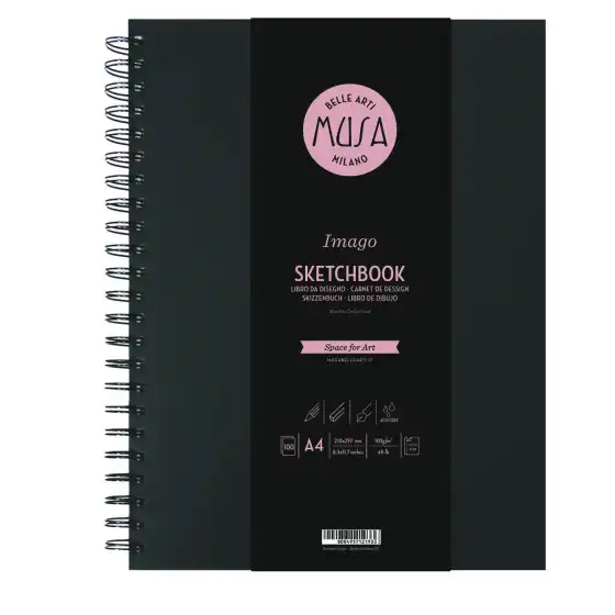 Imago Sketch Book Spiralato A4 210 x297mm 100 Fogli 105gr/m2 MU124594 CWR - 1