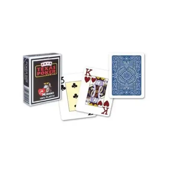 Modiano Texas Poker Jumbo Index Blu Modiano - 1