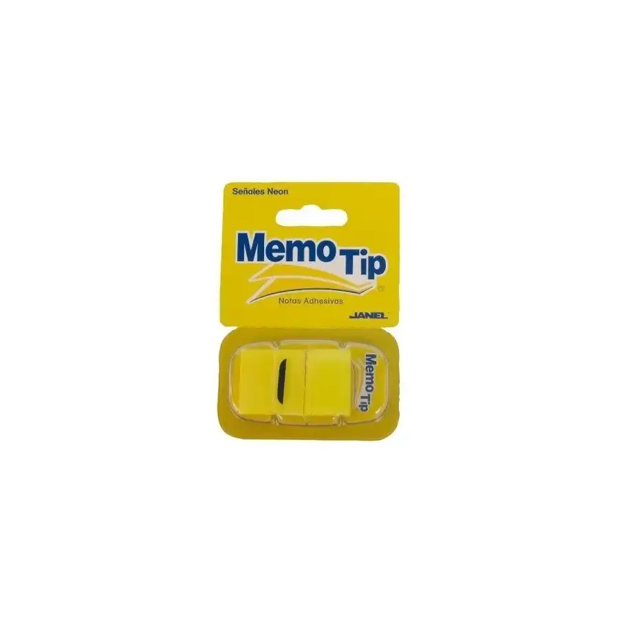 Memo Tip Flags Segnapagina 25mm Giallo 50 Fg 30NIK026 NikOffice - 1