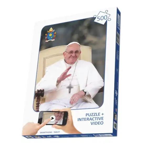 Papa Francesco Puzzle Interattivo 500 Pezzi Ets Toys - 1