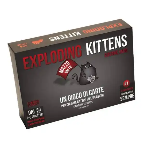 copy of Exploding Kittens Board Game Asmodee - 1