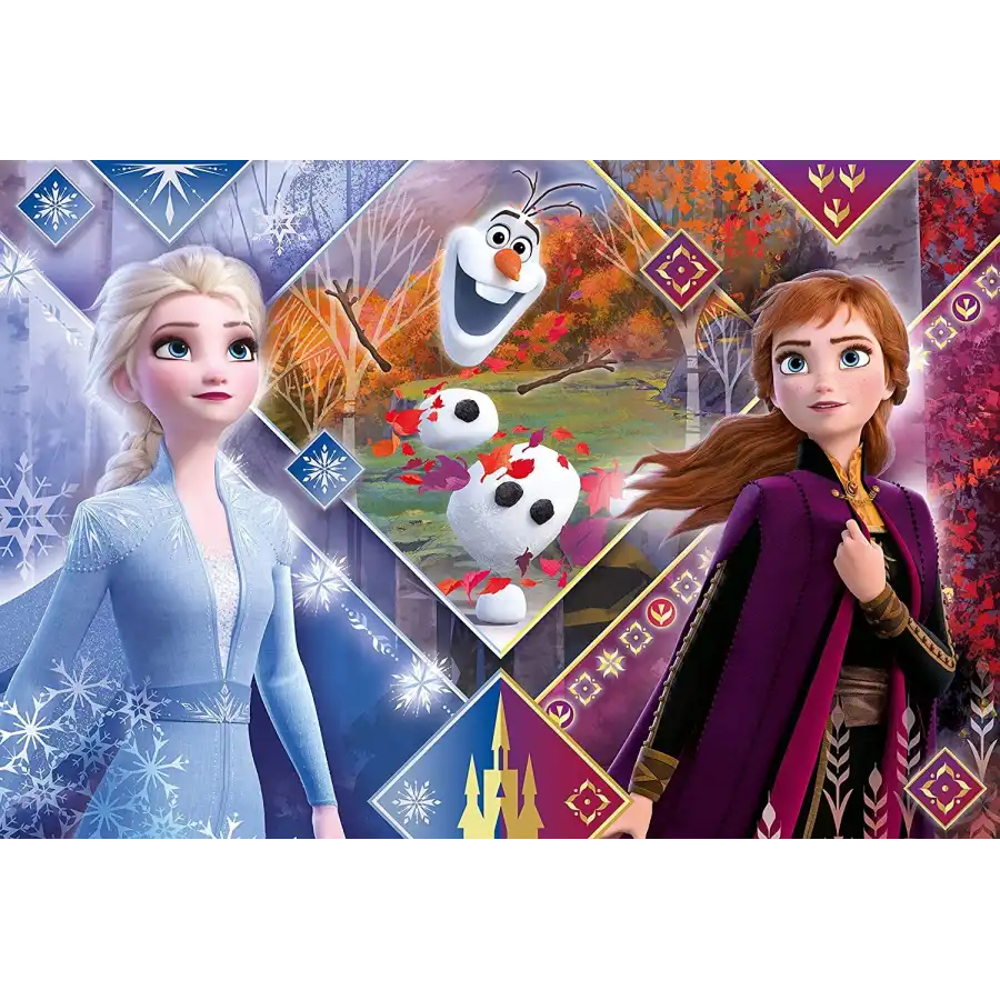 Disney Frozen 2 Supercolor Puzzle 104 Maxi Pezzi 23739 Clementoni - 2