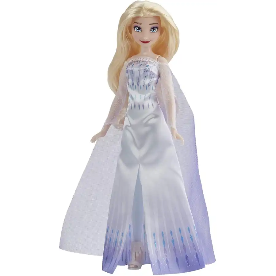 Elsa Princess Robe Elsa Robe Elsa Bleu Peplum Jupe Filles Robe Collier  Boucle d’oreille Couronne Gants Bande de cheveux Magic Stick