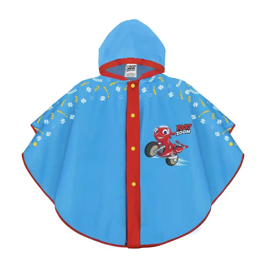 Poncho per bambini 3/6 anni Ricky Zoom Perletti - 1