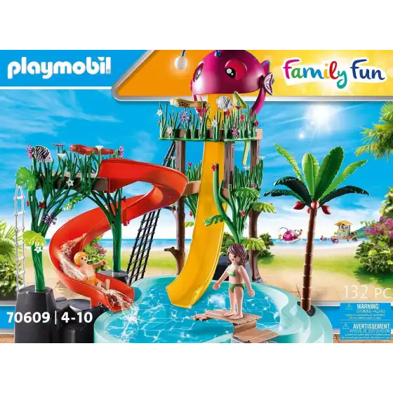 Playmobil Family Fun 70609 Parco Acquatico Con Scivoli Playmobil - 2