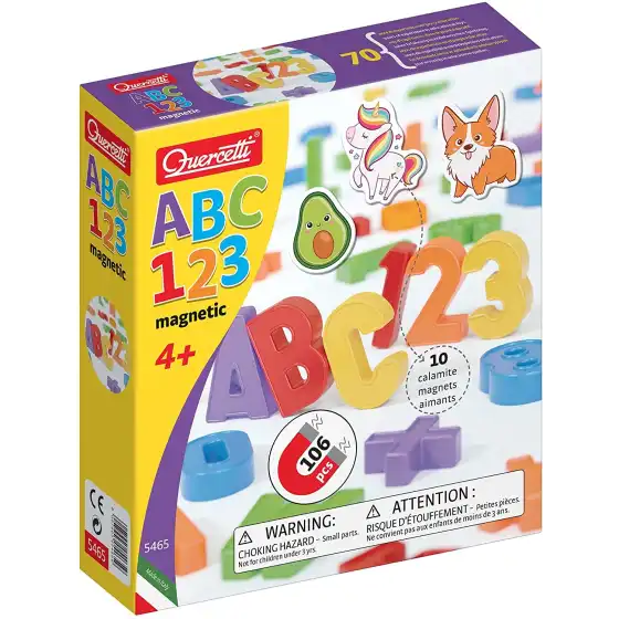 ABC 123 Magnetic Multicolor Quercetti Quercetti - 4