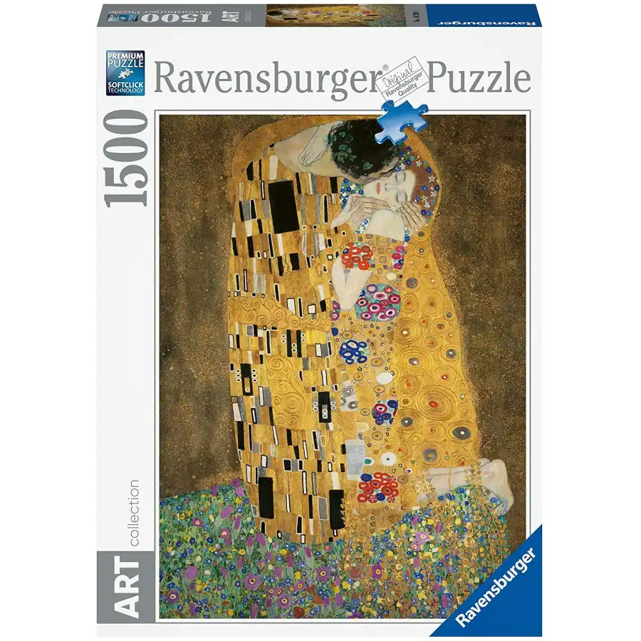 Puzzle Il Bacio di Klimt 1500 Pezzi 80x60cm 16290 Ravensburger - 1