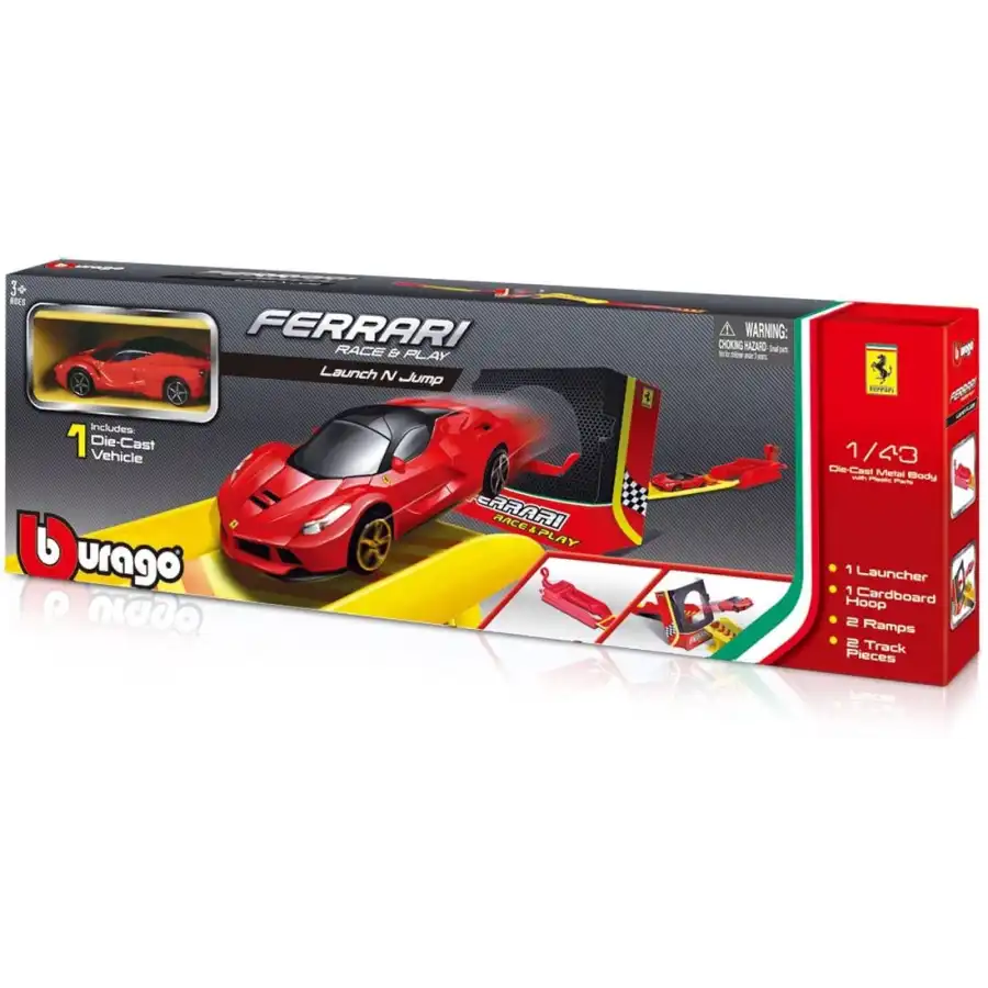 Bburago Collezione Ferrari Salto con Lanciatore Bburago - 2