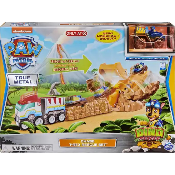 Paw Patrol Playset Salvataggio T-Rex con Chase Spin Master - 1