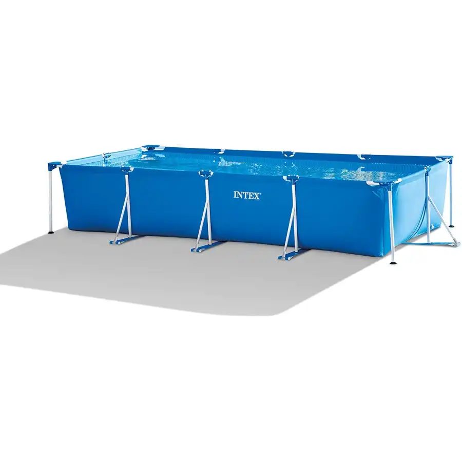 Piscina Metal Frame 28274 Rettangolare 450 x 220 x 84 cm con Pompa Intex - 1