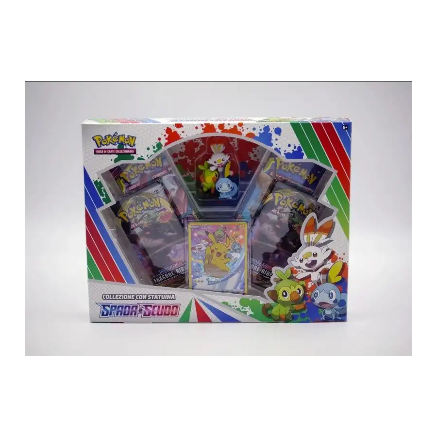 Carte Collezionabili Pokemon Spada e Scudo Collezione con Statuina Starter  Pack