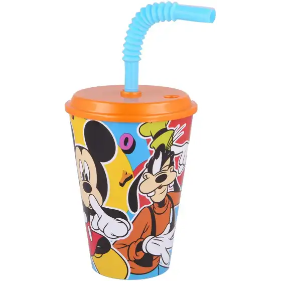 Topolino Bicchiere con Cannuccia  - 1