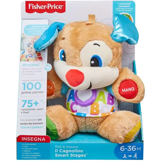 Il Cagnolino Smart Stages Ridi e Impara FPM51 Fisher Price - 1