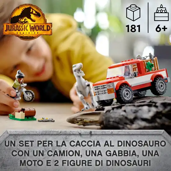 Lego Jurassic World Dominion 76946 La Cattura dei Velociraptor Blue e Beta Lego - 2