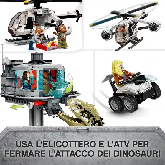 Lego Jurassic World Dominion 76949 Attacco del Giganotosauro e Terizinosauro Lego - 4