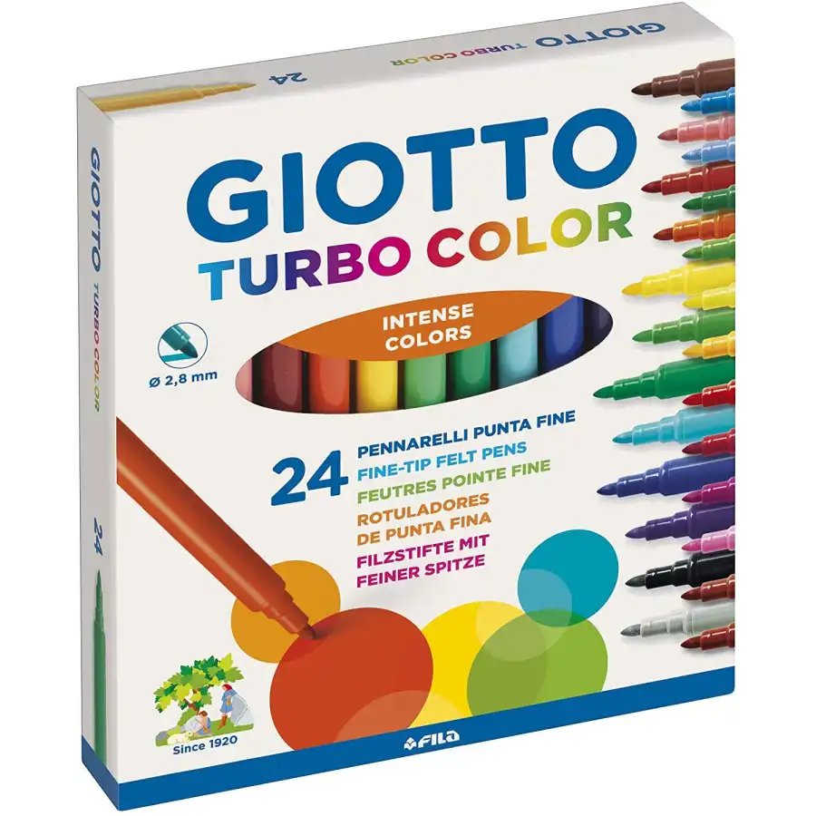 Giotto Turbo Color Pennarelli 24 pz Fila - 1